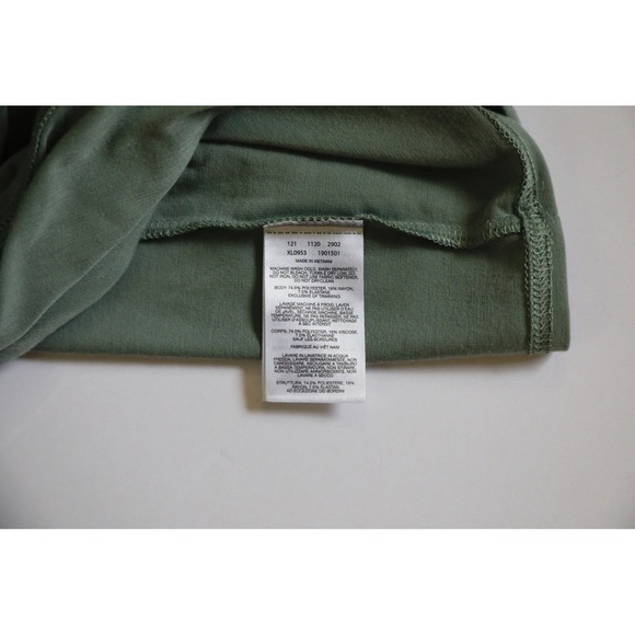 Columbia Womens Sage Green Sleeveless Drawstring Waist Jersey Dress  Large - Picture 10 of 11